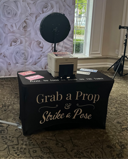 Photo Booth Table Cover