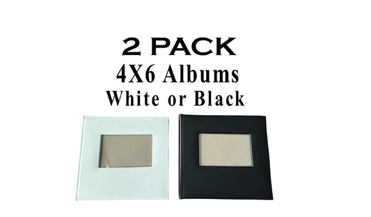 4X6 TWO Pack of Photo Booth Albums