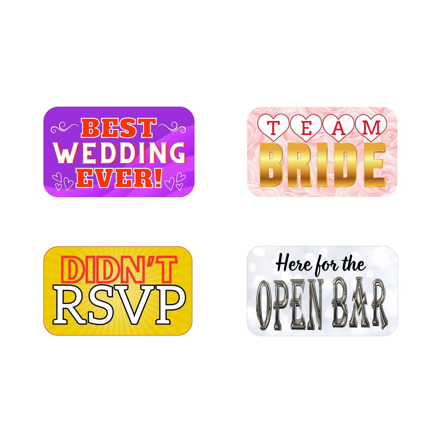 Fun Wedding Props