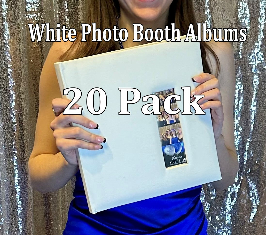 White 2X6 Photo Booth Album