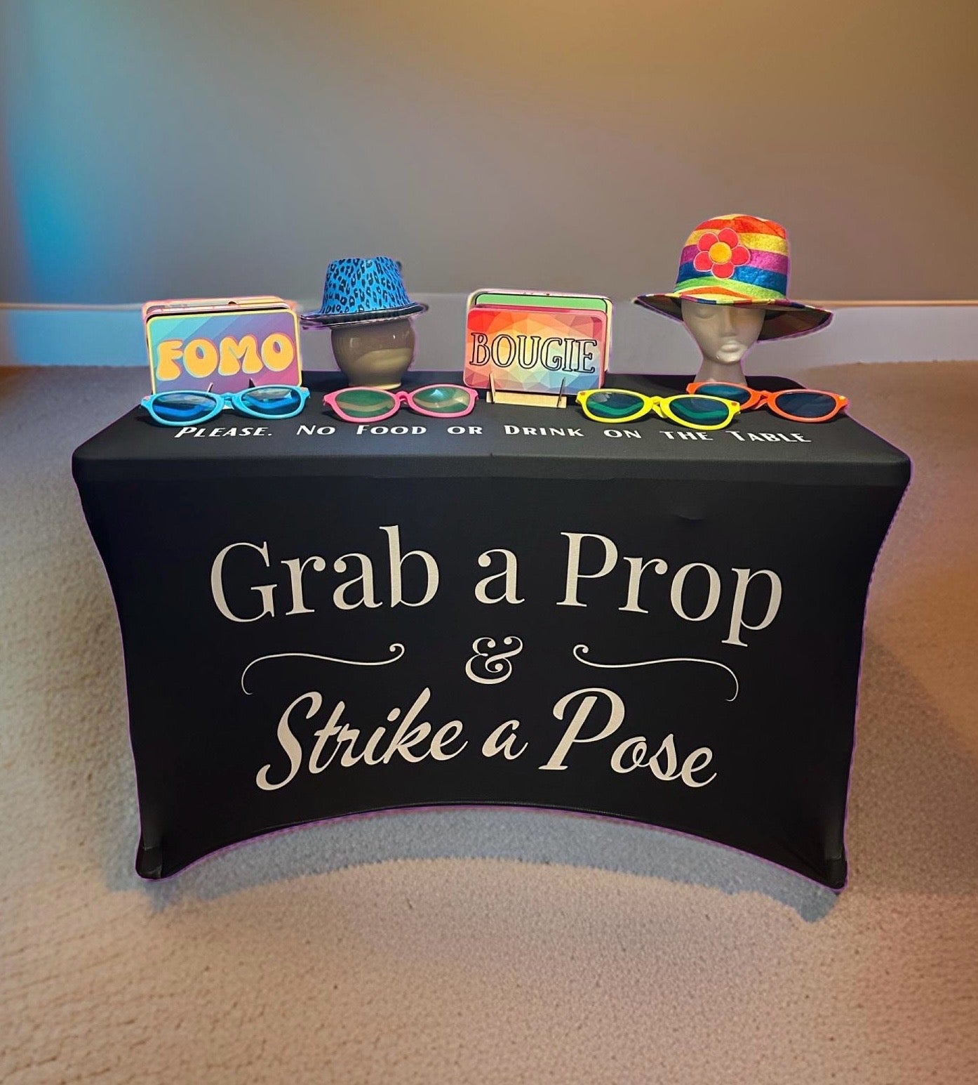 Photo Booth Table Cover