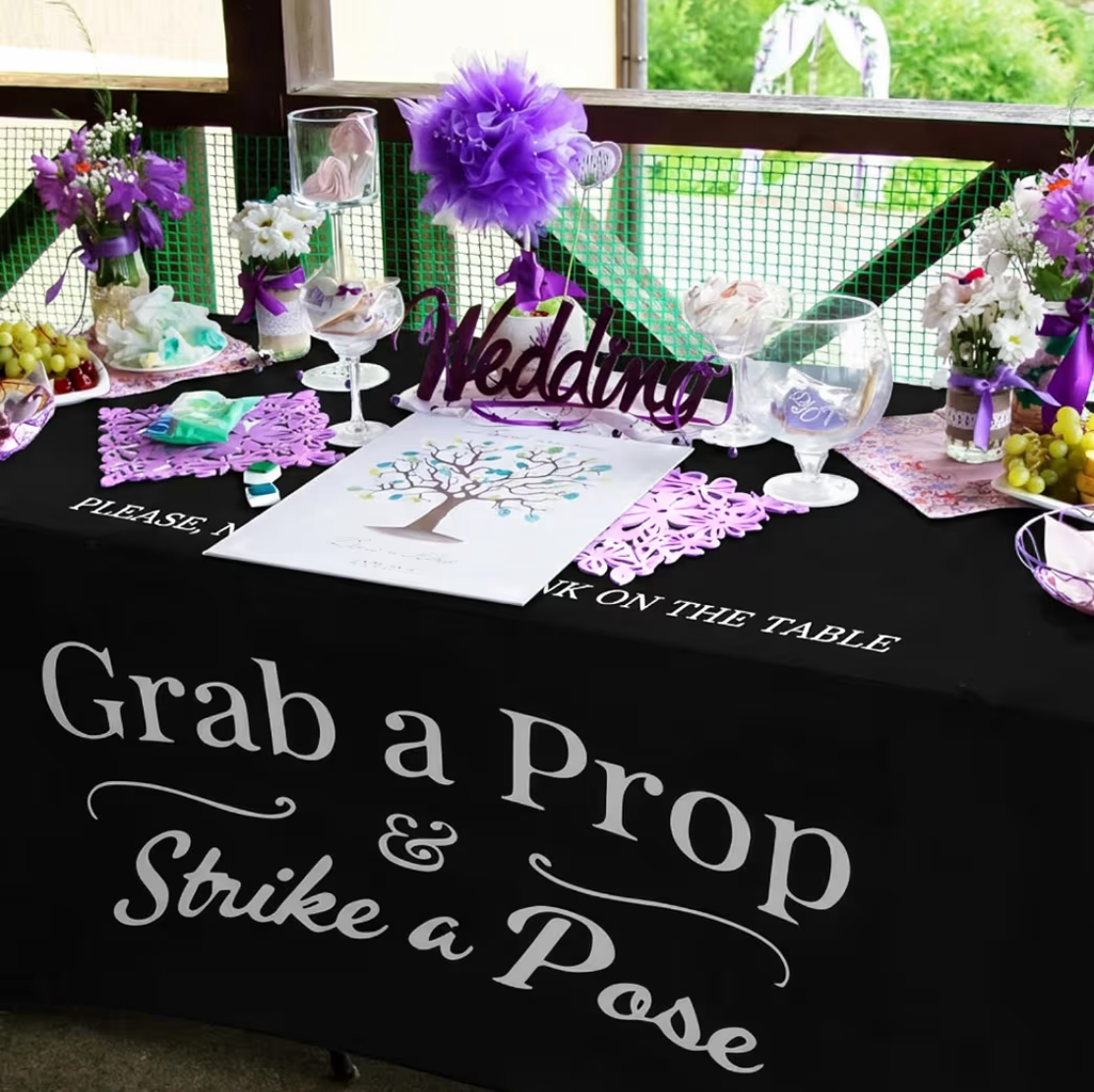 Photo Booth Table Cover