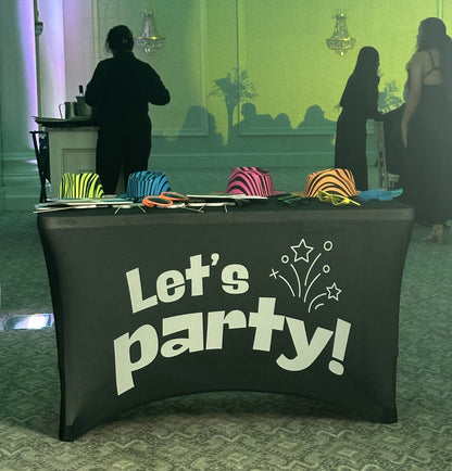 Let's Party Table Cloth